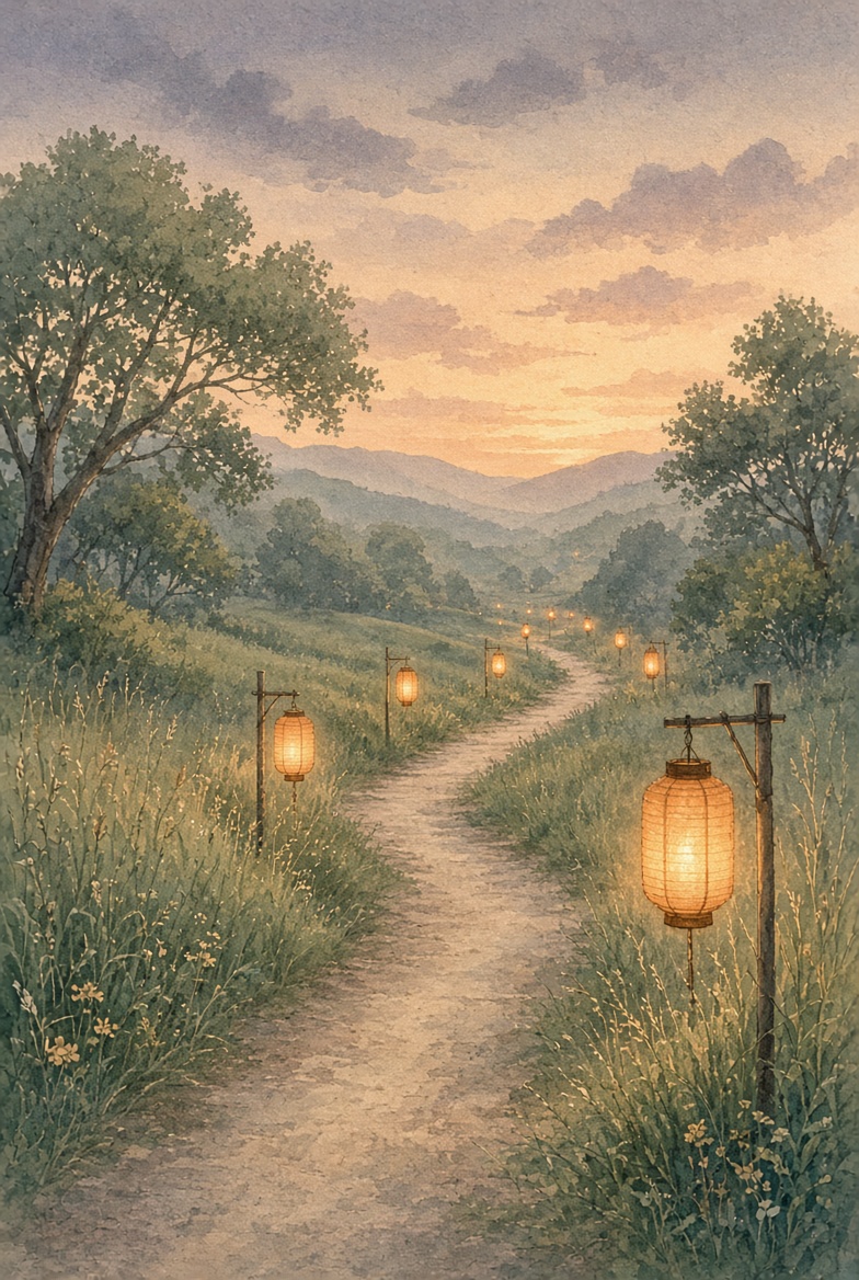 Lantern path